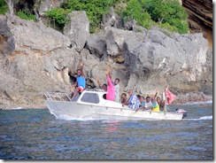 11 pastors move to a second boat. I and four others stay with the luggage!