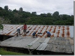 Cafeteria iron roof