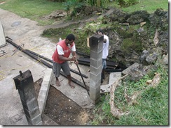 These posts had no foundation