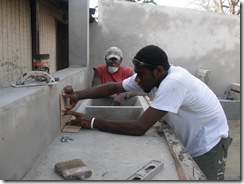 Job planning the tile work