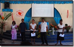 Jasmine reading a poem