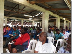 delegates at morning lectures