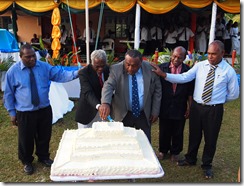 Conference Cake cutting