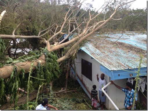 admin flat - cyclone Pam
