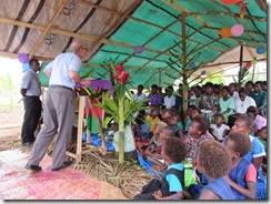 Preaching at Rangorango AG church